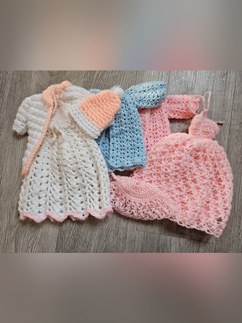 Vintage Hand Knitted Barbie Clothing Lot